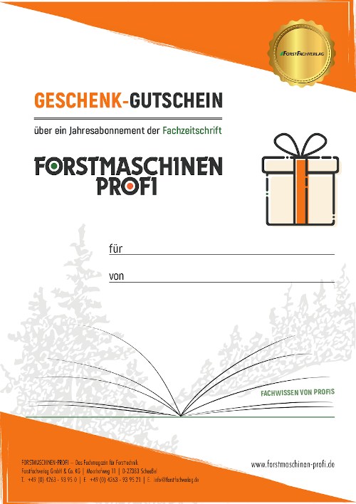 geschenkgutschein forstmaschinen profi