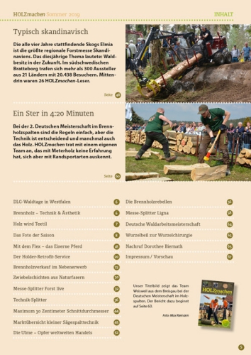 HOLZmachen Sommer 2019 (Einzelheft)