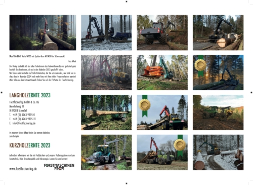Kalender 2023: Langholzernte