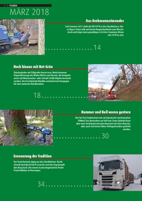 FORSTMASCHINEN-PROFI März 2018 (Einzelheft)