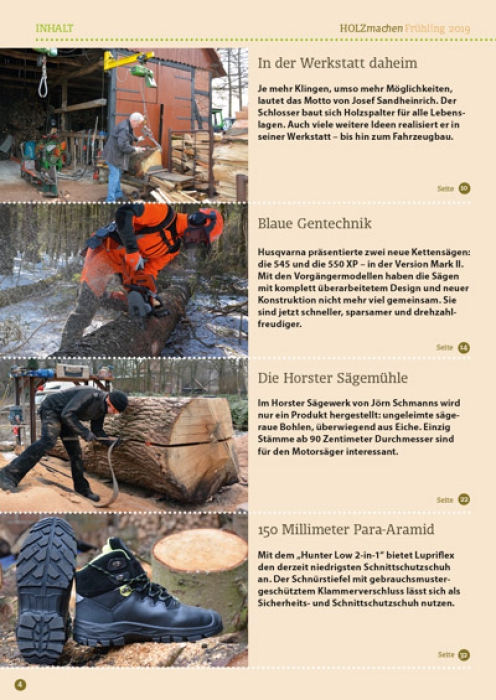 HOLZmachen Frühling 2019 (Einzelheft)