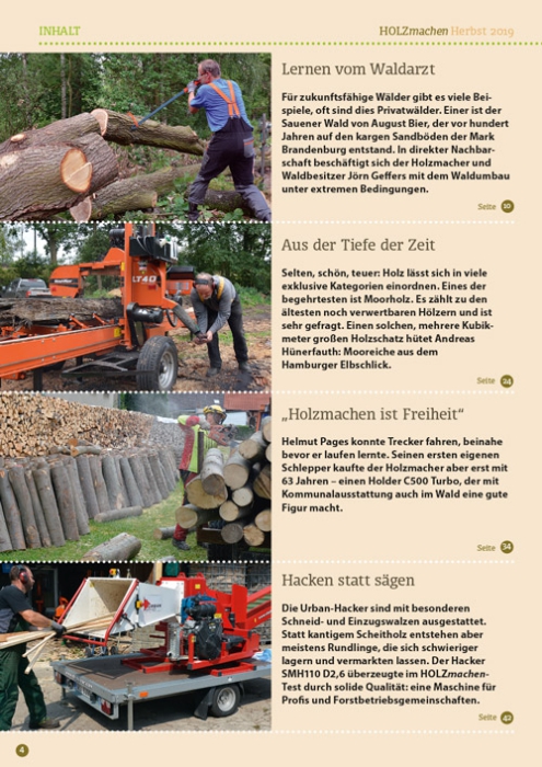 HOLZmachen Herbst 2019 (Einzelheft)